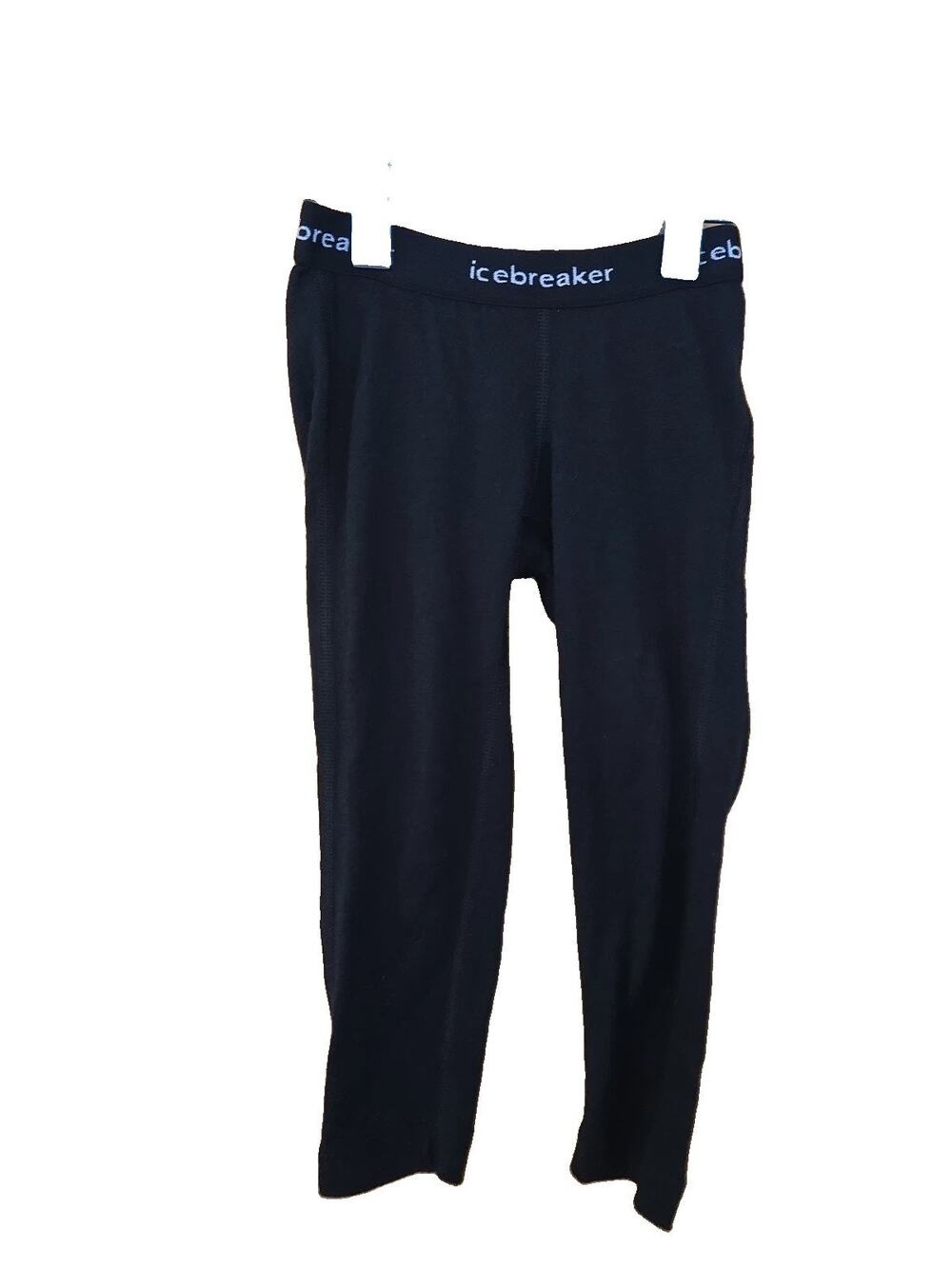 Icebreaker Merino 200 Base Layer Leggings Kids 2 Years Black Wool Thermal